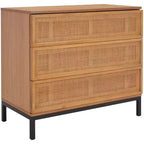 Commode 3 tiroirs en rotin Zadie - CHS5004 - Safavieh