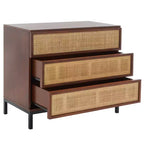 Commode 3 tiroirs en rotin Zadie - CHS5004 - Safavieh