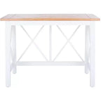 Freyr Desk - DSK5008 - Natural/White - Safavieh