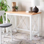 Bureau Freyr - DSK5008 - Naturel/Blanc - Safavieh