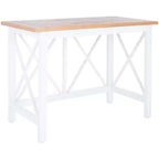 Bureau Freyr - DSK5008 - Naturel/Blanc - Safavieh
