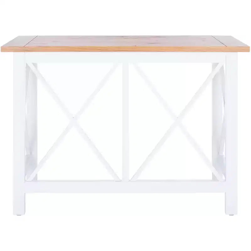 Bureau Freyr - DSK5008 - Naturel/Blanc - Safavieh