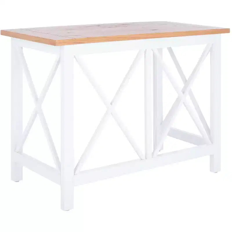 Bureau Freyr - DSK5008 - Naturel/Blanc - Safavieh