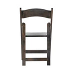 Merrick Lane Lot de 4 chaises de salle à manger en bois massif avec design pliable et finition élégante