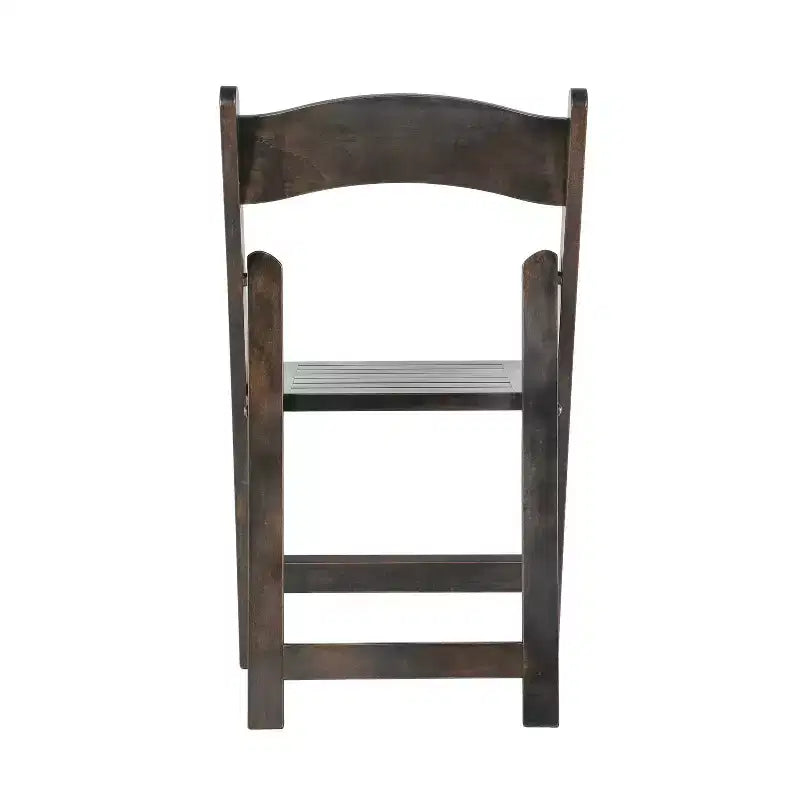 Merrick Lane Lot de 4 chaises de salle à manger en bois massif avec design pliable et finition élégante