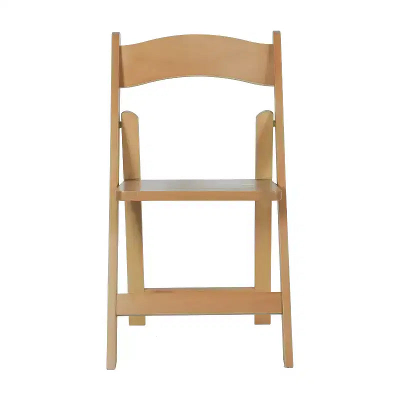 Merrick Lane Lot de 4 chaises de salle à manger en bois massif avec design pliable et finition élégante