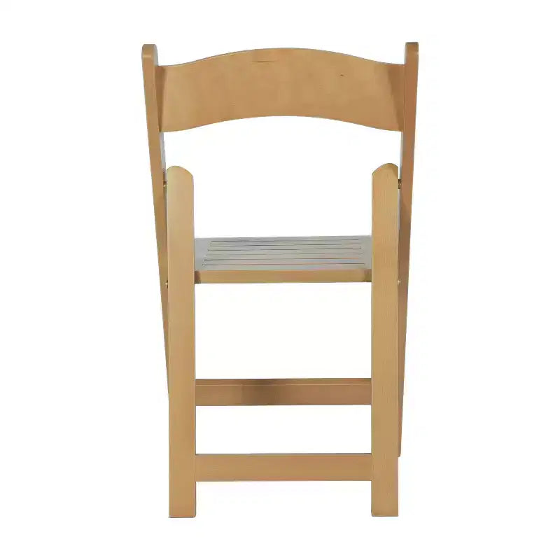 Merrick Lane Lot de 4 chaises de salle à manger en bois massif avec design pliable et finition élégante