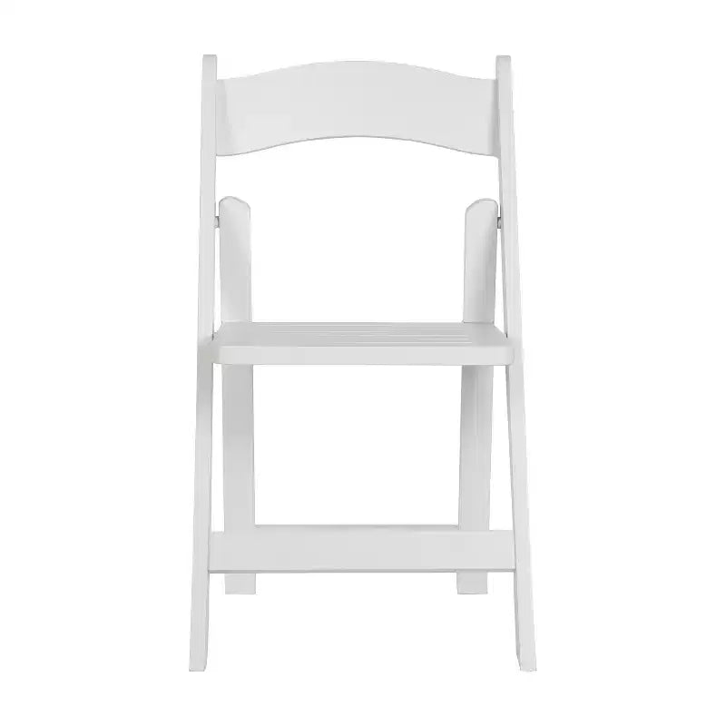Merrick Lane Lot de 4 chaises de salle à manger en bois massif avec design pliable et finition élégante