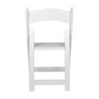 Merrick Lane Lot de 4 chaises de salle à manger en bois massif avec design pliable et finition élégante