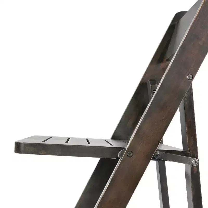 Merrick Lane Lot de 4 chaises de salle à manger en bois massif avec design pliable et finition élégante