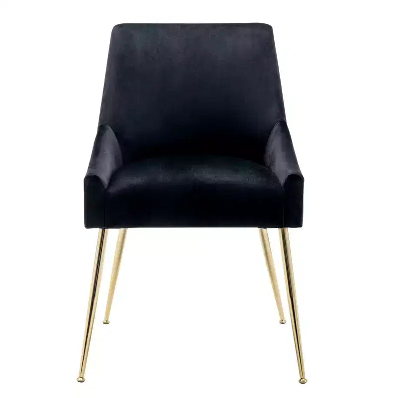 Fauteuil d'appoint WestinTrends en velours performant rembourré avec pieds en métal