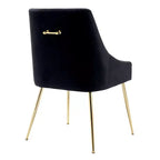 Fauteuil d'appoint WestinTrends en velours performant rembourré avec pieds en métal
