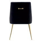 Fauteuil d'appoint WestinTrends en velours performant rembourré avec pieds en métal