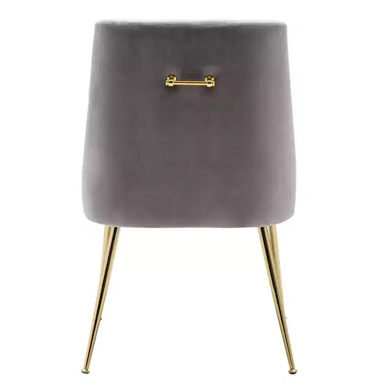 Fauteuil d'appoint WestinTrends en velours performant rembourré avec pieds en métal