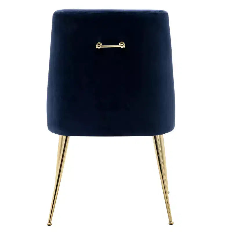 Fauteuil d'appoint WestinTrends en velours performant rembourré avec pieds en métal