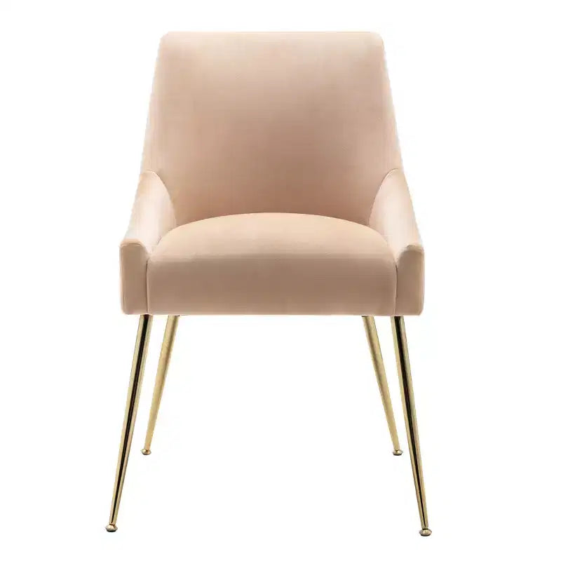 Fauteuil d'appoint WestinTrends en velours performant rembourré avec pieds en métal