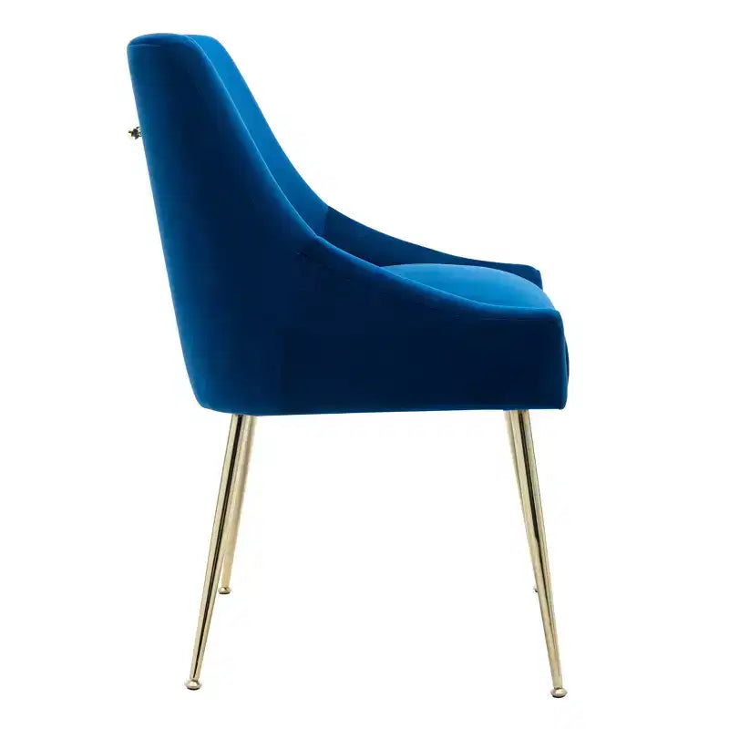 Fauteuil d'appoint WestinTrends en velours performant rembourré avec pieds en métal