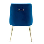 Fauteuil d'appoint WestinTrends en velours performant rembourré avec pieds en métal
