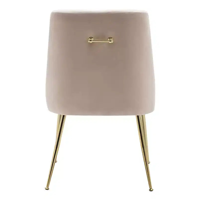 Fauteuil d'appoint WestinTrends en velours performant rembourré avec pieds en métal