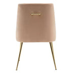 Fauteuil d'appoint WestinTrends en velours performant rembourré avec pieds en métal
