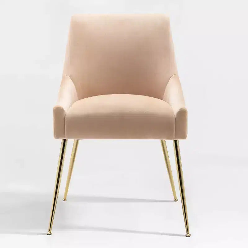 Fauteuil d'appoint WestinTrends en velours performant rembourré avec pieds en métal