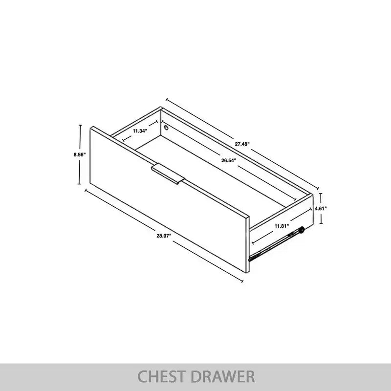 ChaletPosh Commode 4 Tiroirs