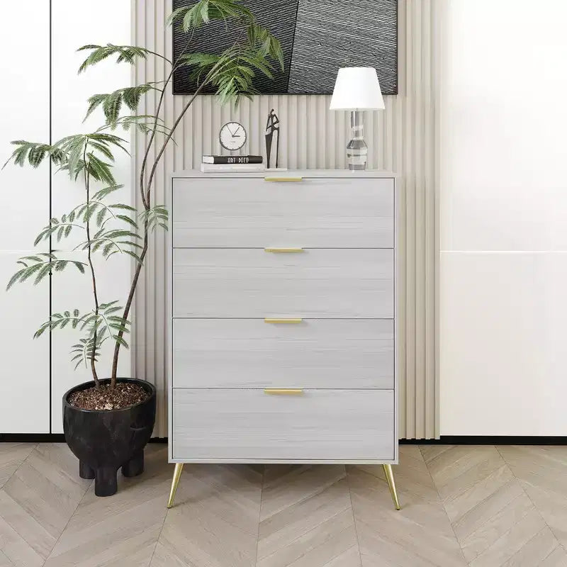 ChaletPosh Commode 4 Tiroirs