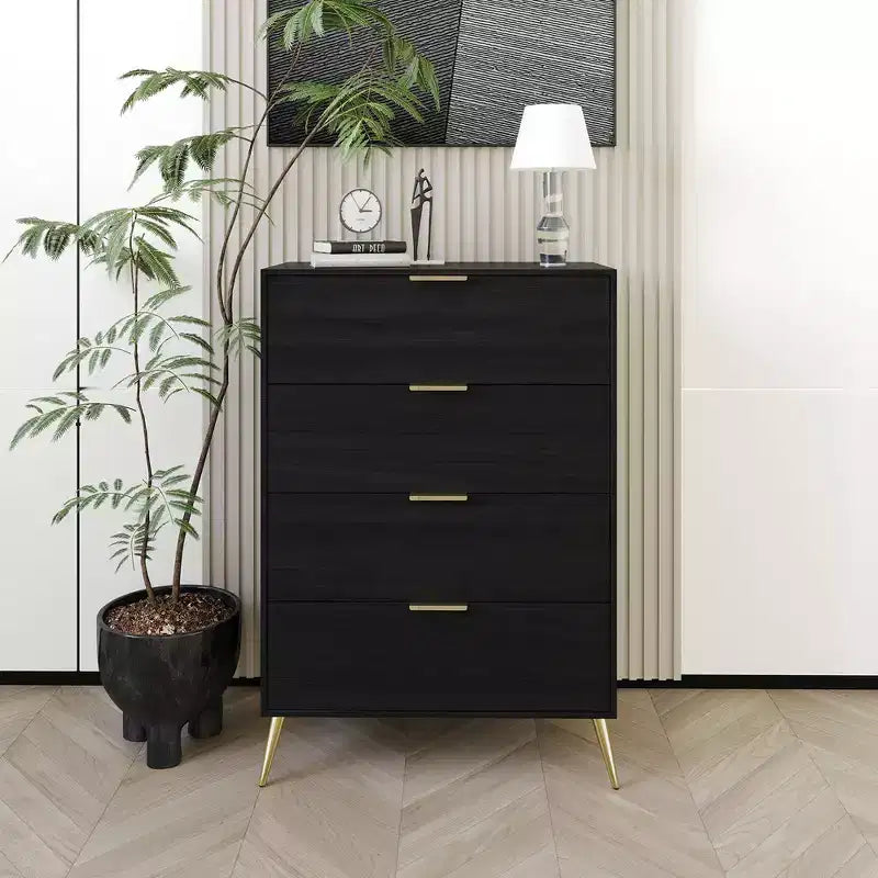 ChaletPosh Commode 4 Tiroirs