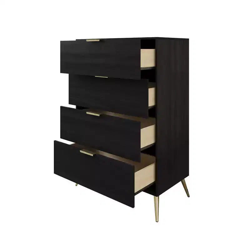 ChaletPosh Commode 4 Tiroirs