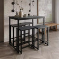 ChaletPosh 5 PCs Metal Dining Set
