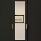 Famapy Armoire Moderne avec Miroir Rangement de Penderie: Barres Robustes, Tiroirs Coulissants Pratique et Élégante