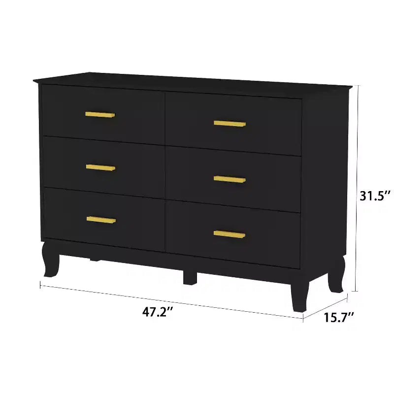 Commode de Rangement à 6 Tiroirs Famapy
