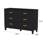Commode de Rangement à 6 Tiroirs Famapy