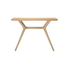 Console Plank+Beam Verso, Table de canapé moderne en bois massif de 46 pouces, Table d'entrée étroite pour couloir, Derrière le canapé, Salon