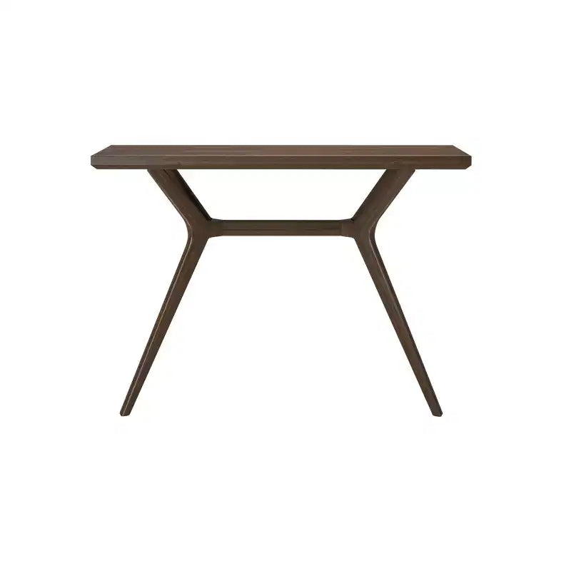 Console Plank+Beam Verso, Table de canapé moderne en bois massif de 46 pouces, Table d'entrée étroite pour couloir, Derrière le canapé, Salon