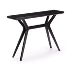 Console Plank+Beam Verso, Table de canapé moderne en bois massif de 46 pouces, Table d'entrée étroite pour couloir, Derrière le canapé, Salon