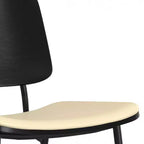 Lot de 2 chaises de salle à manger en similicuir Renata WyndenHall
