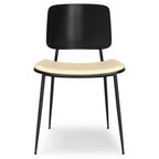 Lot de 2 chaises de salle à manger en similicuir Renata WyndenHall