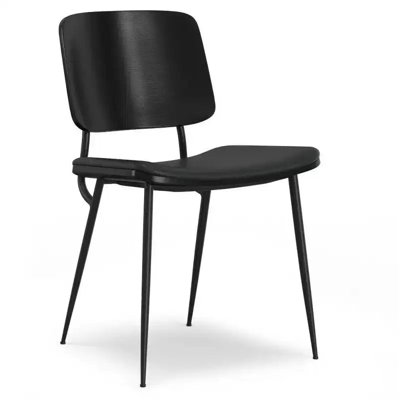 Lot de 2 chaises de salle à manger en similicuir Renata WyndenHall