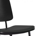 Lot de 2 chaises de salle à manger en similicuir Renata WyndenHall