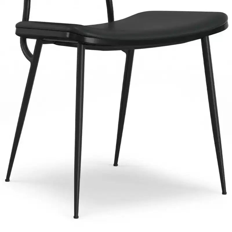 Lot de 2 chaises de salle à manger en similicuir Renata WyndenHall