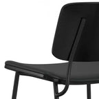 Lot de 2 chaises de salle à manger en similicuir Renata WyndenHall