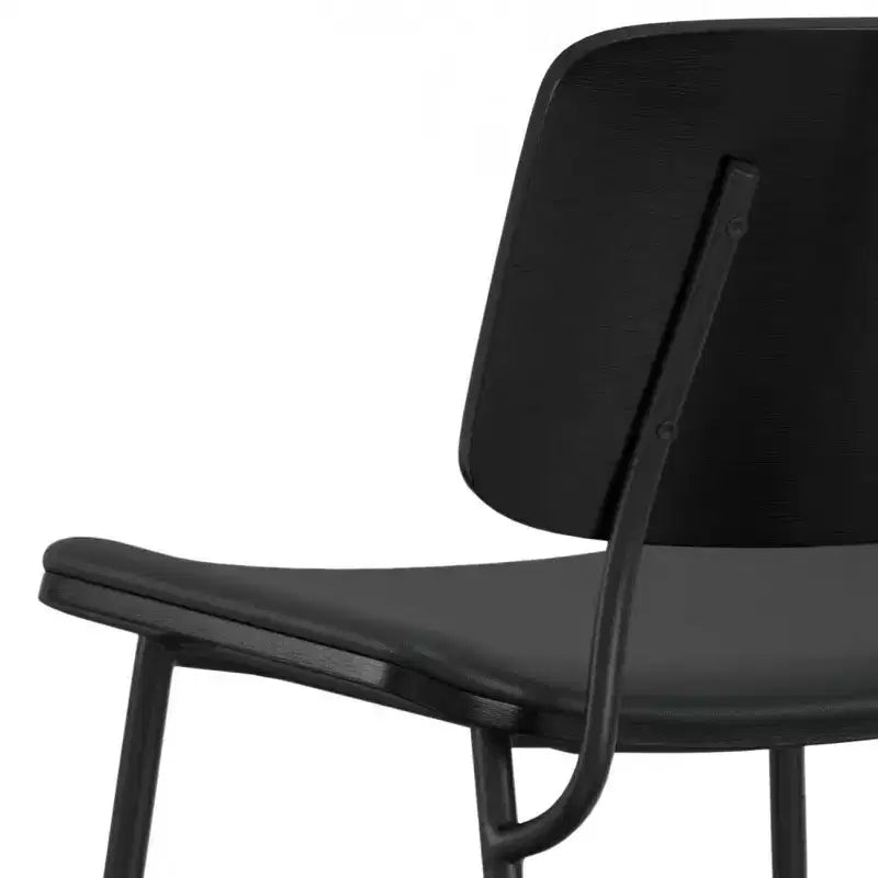 Lot de 2 chaises de salle à manger en similicuir Renata WyndenHall