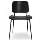 Lot de 2 chaises de salle à manger en similicuir Renata WyndenHall