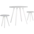 Ensemble de salle à manger 3 pièces Whitman - DNS1400A - Gris clair/Blanc - Safavieh