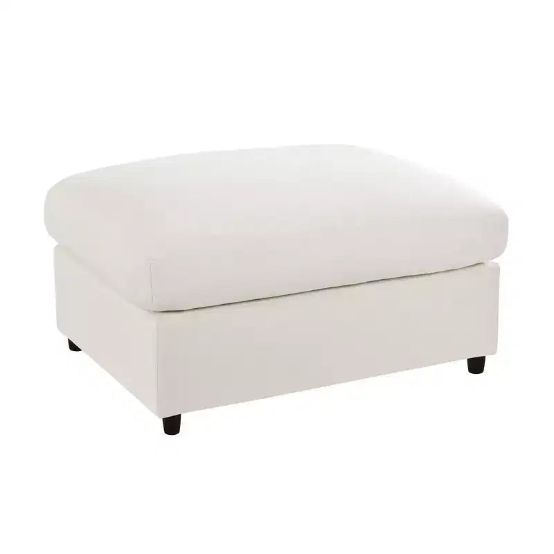 Canapé d'angle modulable 128,2W, ensemble canapé convertible en U avec poufs amovibles 4S - ModernLuxe