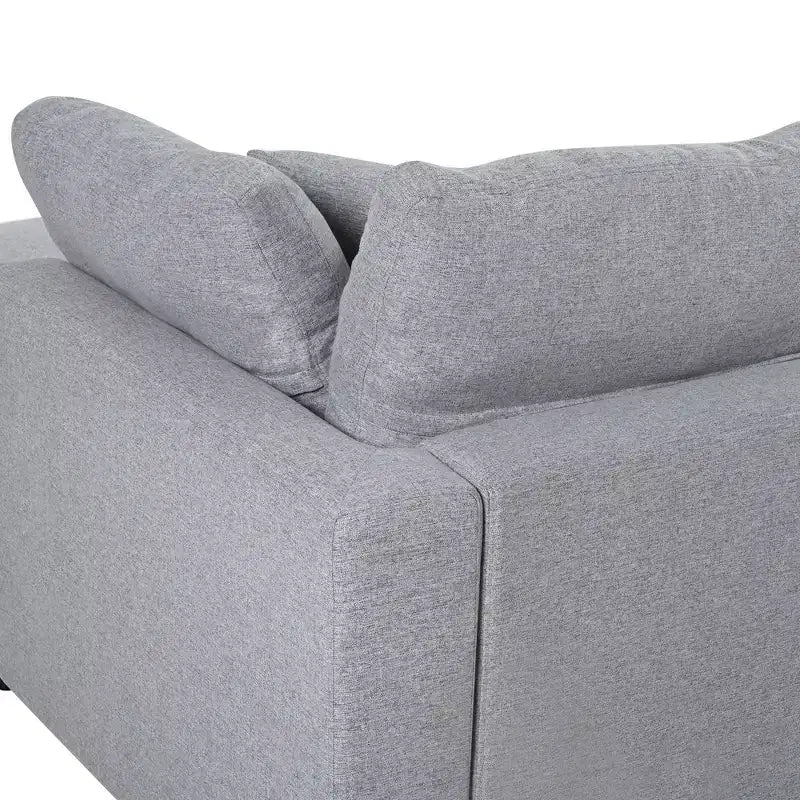 Canapé d'angle modulable 128,2W, ensemble canapé convertible en U avec poufs amovibles 4S - ModernLuxe