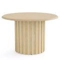Lantine 43.3 Farmhouse Round Dining Table for 4