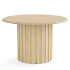 Lantine 43.3 Farmhouse Round Dining Table for 4