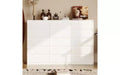 Famapy White Multifunctional Dresser 15 Drawer Storage Space Horizontal Dresser